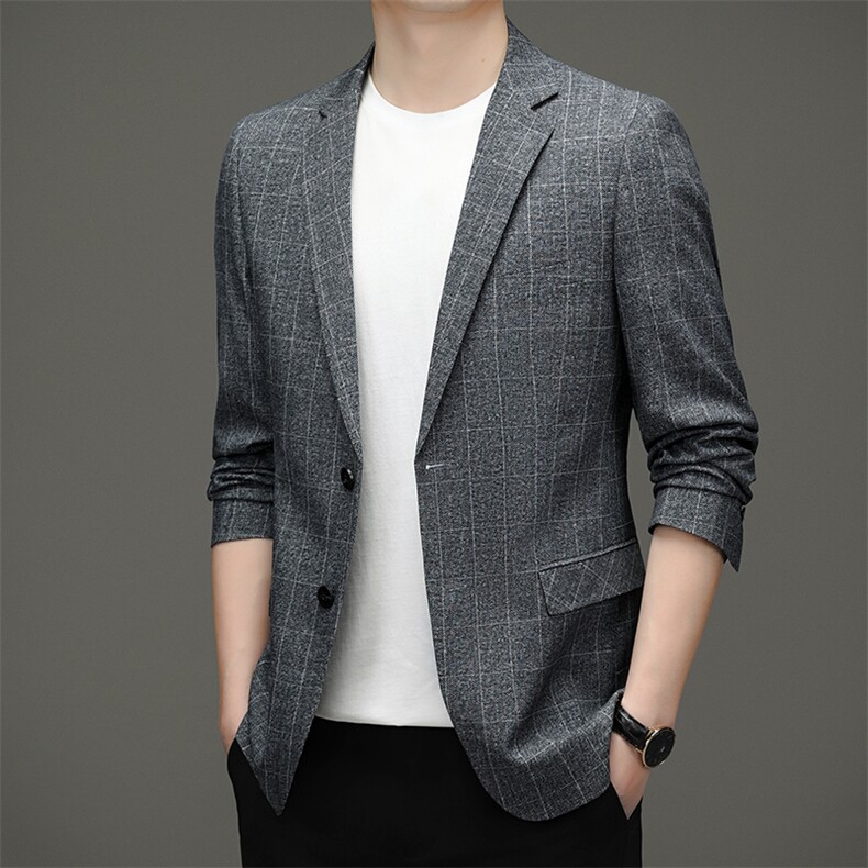 秋季新款西装男西服简约外套西服商务休闲小西装单西，男装西服，电商B360