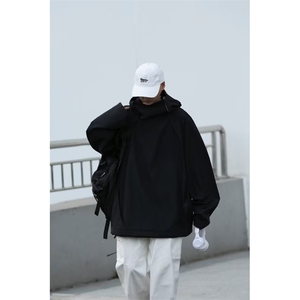 春秋新款防风防水冲锋衣男连帽宽松潮夹克外套男士JK86-P70图片