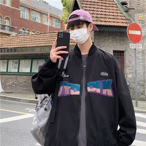 男秋季外套潮牌街头棒球服Y6545P57图片