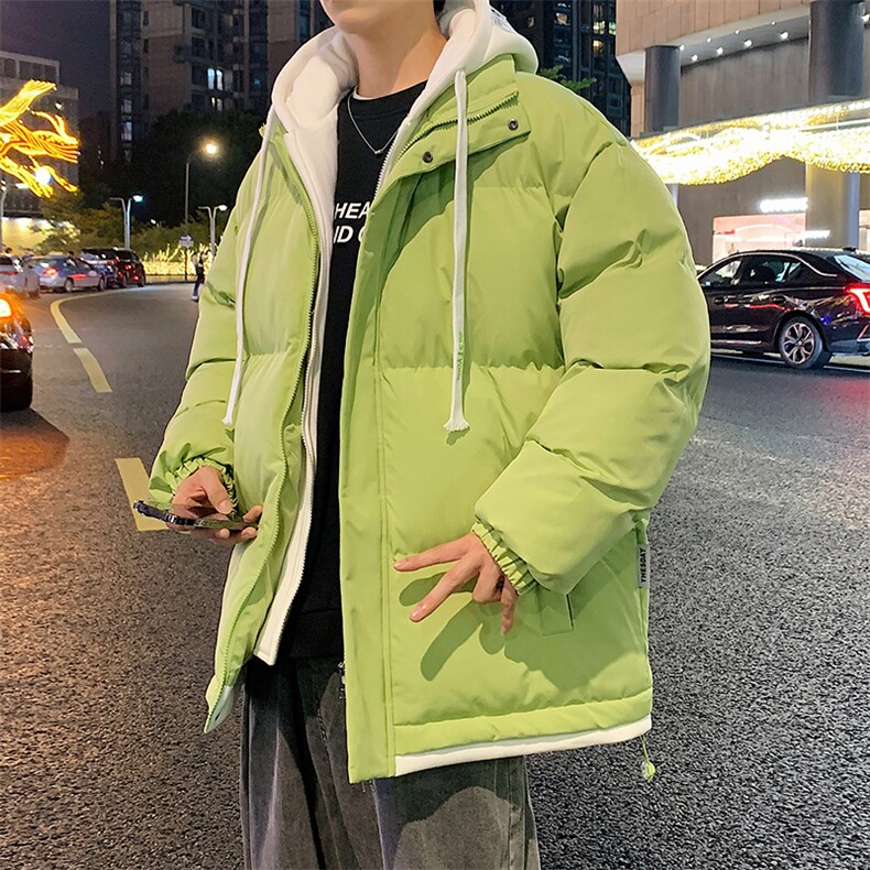 港风夜景2026冬季宽松假两件情侣装棉服棉衣加厚外套M062-P70,男装棉衣,星座717