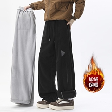 K1140/P5088摇粒绒冬季加绒加厚休闲裤男，男装卫衣，电商D202