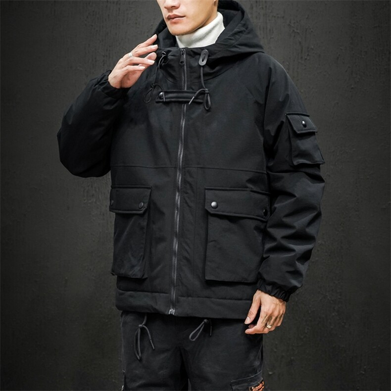 大货2019冬新款工装棉衣男日系大码连帽棉服6025-my916-p115控159,男装棉衣,星座311A