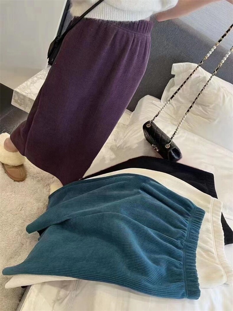 2022加绒半裙，女装半身裙，曼希野