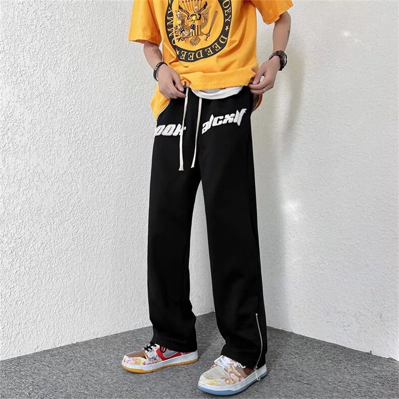 男春季潮流时尚休闲长裤毛巾绣休闲裤D0017P30,男装休闲裤,星座1116-2