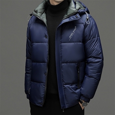 DMF3217钱塘2020-2冬季厚款商务休闲有帽中年男士棉服货稳P97，男装棉衣，钱塘207-2