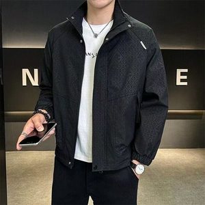 春秋季新款立领夹克男士潮牌外套图片