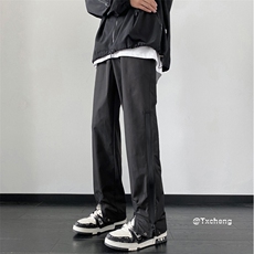 抖音品质新款高街机能防水双拉链微喇冲锋裤B315-K23426-p50控68，男装休闲裤，电商B315
