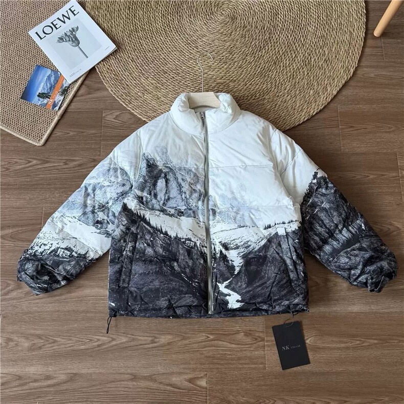 AA2115P95平替立领棉服男户外加厚保暖同款运动学生棉袄冲锋衣,男装夹克,电商B323A