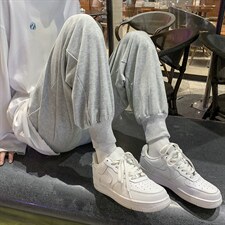 2023秋季休闲宽松束脚大码裤纯色313A-1-NK14-P25尺码S-4XL控39，男装休闲裤，星座808A-1