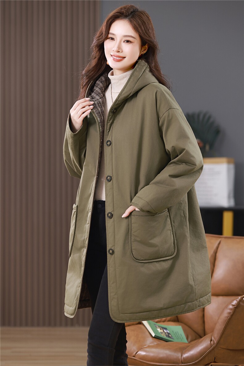 2025年冬季休闲棉服,女装棉衣/棉服,悦见她