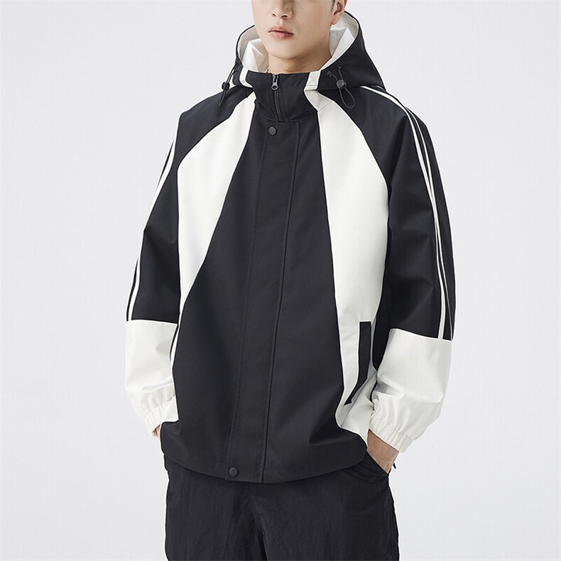 秋季宽松夹克男撞色冲锋衣外套DSA157B-JK7836-P68,男装夹克,电商A157B