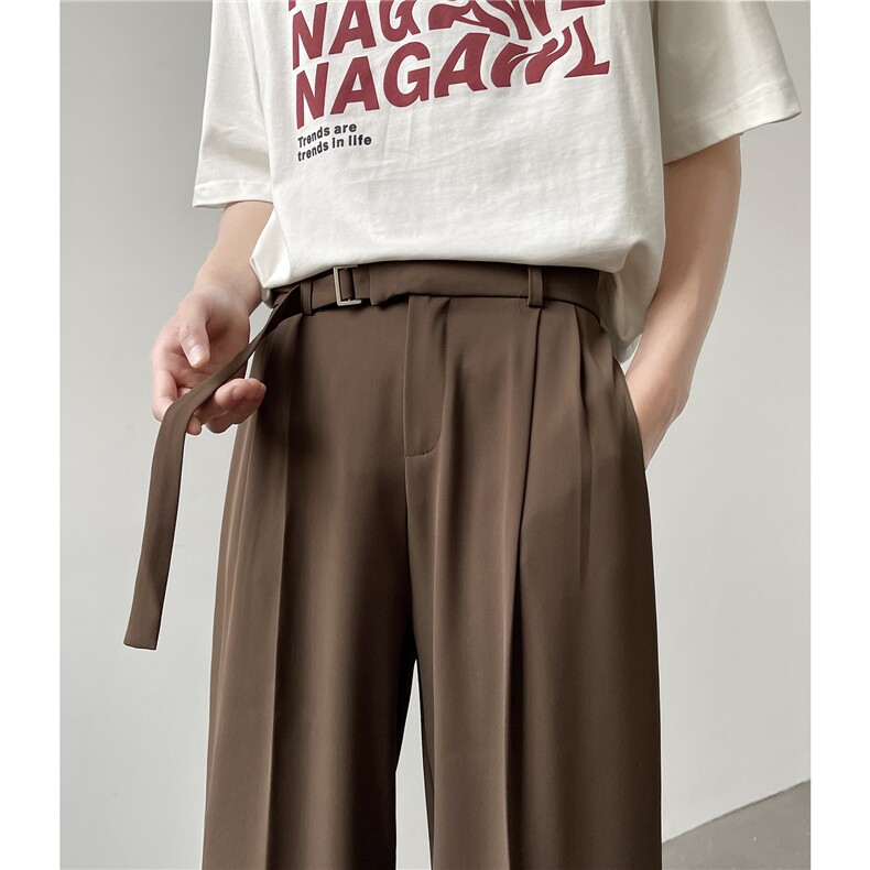 【现货】XZ612-K651-P55控78秋冬加绒西裤腰绳设计直筒裤，男装西裤，星座612