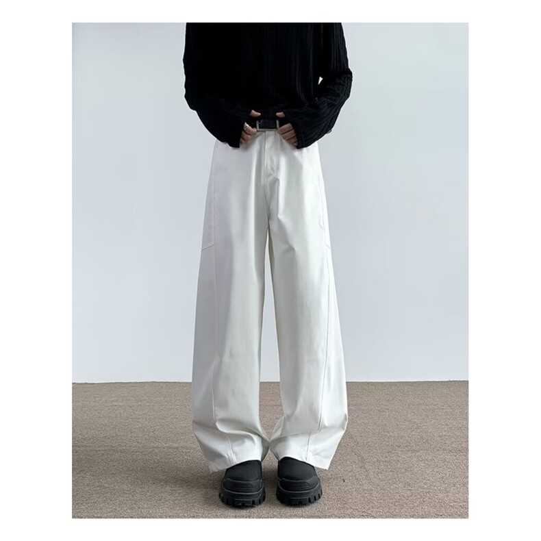 2025新款白色气质百搭休闲工装裤，男装工装外套，星座410-6（原星座1304-1）
