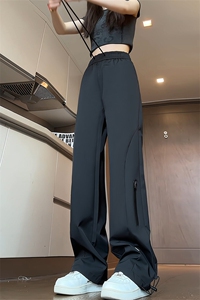 特批P28无差价秋季防泼水户外冲锋裤中性风抽绳束脚休闲裤男K1407图片