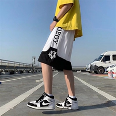 L夏季宽松运动短裤男休闲裤子薄款外穿五分篮球裤K2667-P20，男装休闲裤，星座512-2