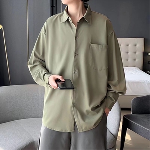 长袖衬衫春款男港风潮流C39P36