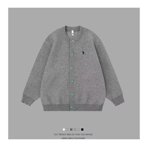 1506A/G50160/P74新款绿松石棒球服外套男款简约夹克男春装上衣1图片