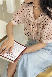 波点小衫～热销图片