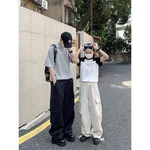 B221 美式ins街头hiphop宽松工装休闲裤子 LK23122-P65 控88图片