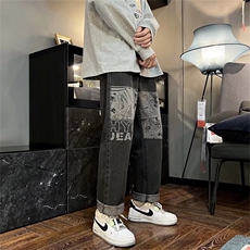 牛仔裤男宽松直筒裤K7011P40，男装牛仔裤，星座1116-2