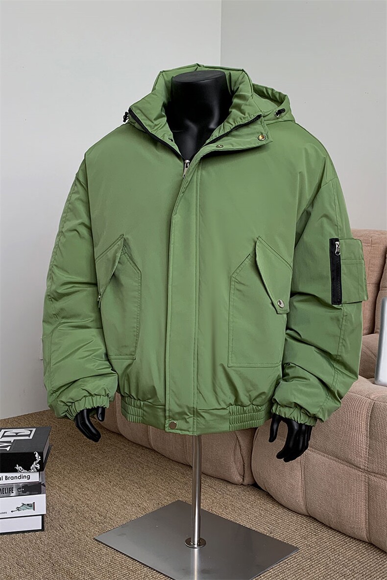 棉服男冬季新款港风宽松连帽棉衣MF9006-P90,男装棉衣,星座214-3