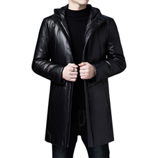 YT-CY275冬季男士羽绒服外套连帽宽松白鸭绒中长款加厚保暖P780，男装羽绒服，电商B360