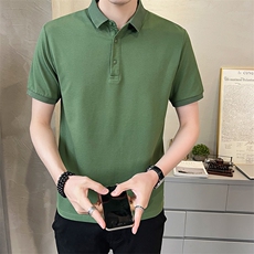 TX02-特P38男T恤夏季短袖半袖上衣夏装半截袖POLO衫-1白控58店主，男装T恤，电商D327