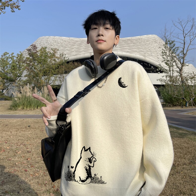 高质量！秋冬季半高领毛衣男士加绒加厚线衣针织衫男DMY545-特P38,男装针织衫/毛衣,电商B371