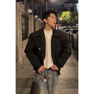 夹克棉服短款冬季保暖御寒夹棉加厚休闲外套男 5D1180-TP5598图片