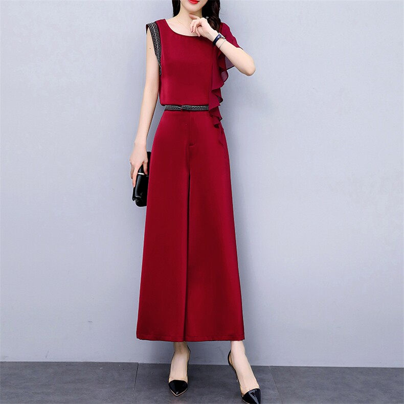 套装/套裙时尚气质百搭宽松优雅通勤两件套休闲，女装套装/套裙，时尚俏佳人