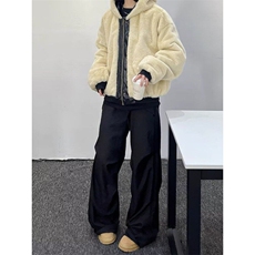 【有货】DF2228-P118两面穿皮棉衣男女冬季皮毛一体棉袄情侣棉衣，男装皮衣，星座603-2