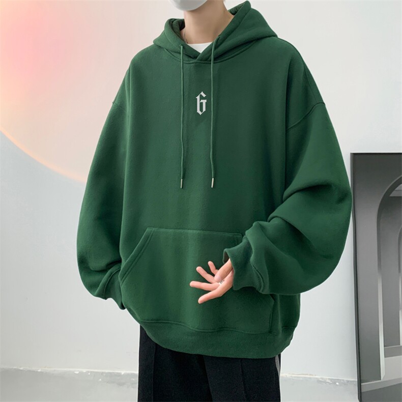 ！连帽圆领卫衣男装港风帽衫男 LM84-P35图片
