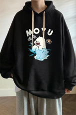 连帽卫衣男大码胖子帽衫大号运动服WY2414-P35，男装卫衣，电商A040