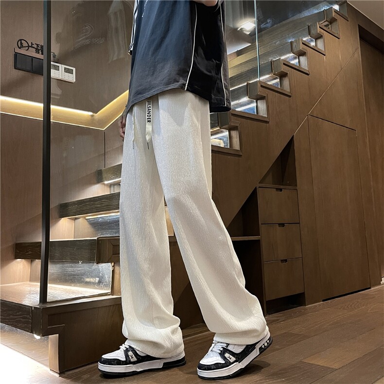 夏季冰感裤子男宽松休冰丝裤061-EX50303-特30-限58-聚酯纤维,男装休闲裤,电商A061