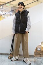 709-M11-P6020新款韩版休闲无袖连帽外套情侣棉衣马甲坎肩，男装棉衣，星座709