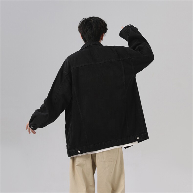 潮流春百搭牛仔夹克男士2025新款上衣韩版宽松帅气外套JK773-P65,男装夹克,星座1103-3