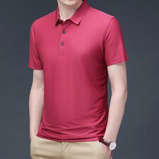 夏季新款翻领纯色POLO衫短袖t恤男薄透气t血半袖男装纯色体恤P45，男装T恤，钱塘6003A(原)4033A