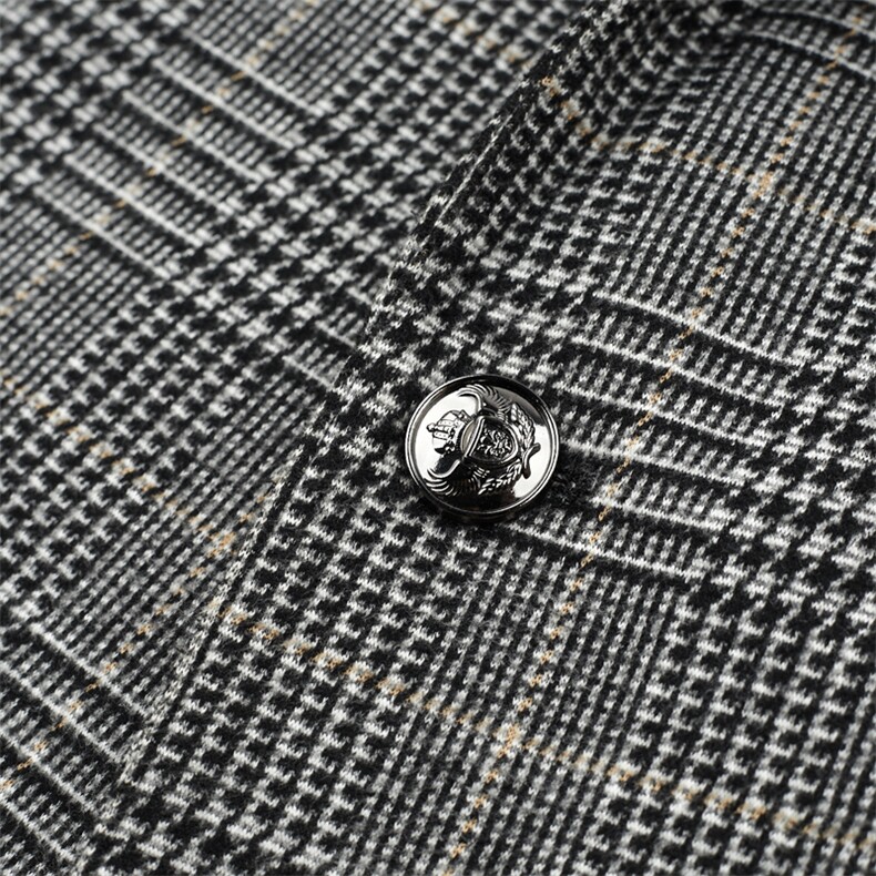 2023秋季男装商务休闲西服中年单西外套男时尚上衣HM8312-P220，男装西服，电商B212（原钱塘6029）