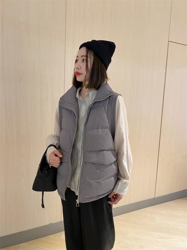 6898羽绒马甲，女装马甲，艾辰莉