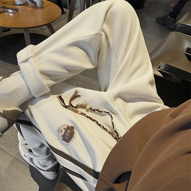 秋冬加绒加厚灯芯绒休闲裤KK375特P45加绒55,男装休闲裤,星座712