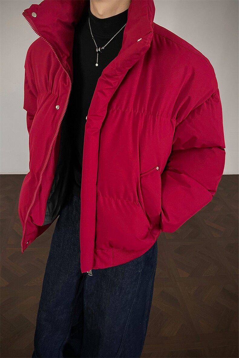 支持二开冬装加棉加厚立领棉服男女棉衣外套光板面包服M816-P70,男装棉衣,电商A441