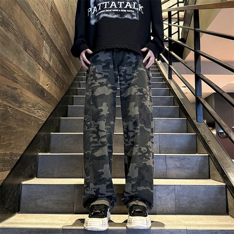迷彩牛仔裤B342-Z500-P50加绒P60,男装牛仔裤,电商B342