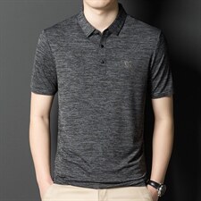夏季新款男士翻领短袖t恤中年有领男装上衣服休闲POLO衫,男装T恤,电商B212（原钱塘6029）