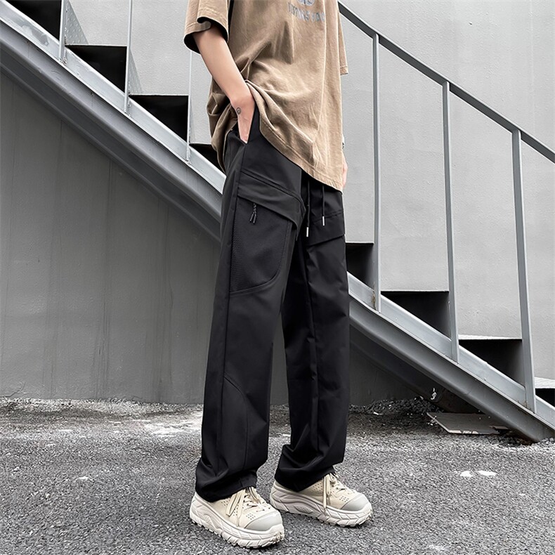 2024夏季小众机能户外冲锋裤美式直筒大口袋长裤现货K7942-P34,男装休闲裤,星座512-3