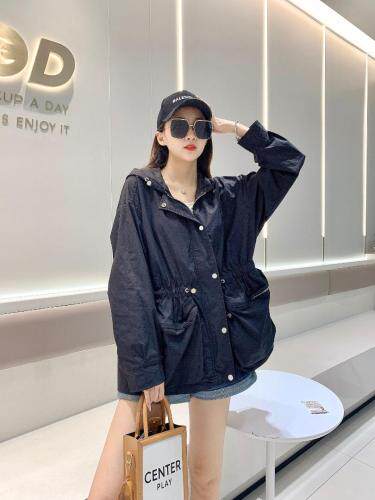 泡泡口袋风衣，女装风衣，菲特佳人