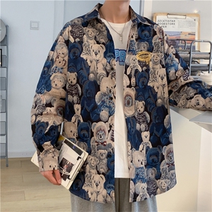 长袖衬衫春款男港风潮流W2209P35图片