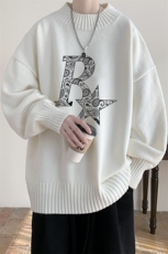 半高领毛衣男士大码针织衫男毛线衣男M18328-P45加绒款-P65，男装针织衫/毛衣，电商A040