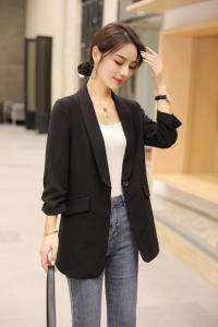 秋季新款欧版休闲百搭西装外套，女装西装，起奢