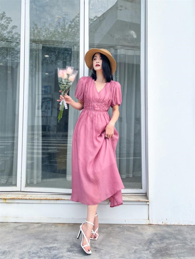 高端气质显瘦波西米亚风连衣裙，女装连衣裙，天使公主