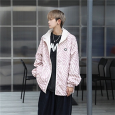 外套男春秋季ins港风潮牌两面穿衣服韩版潮流百搭夹克JK3204-p65，男装夹克，星座1008